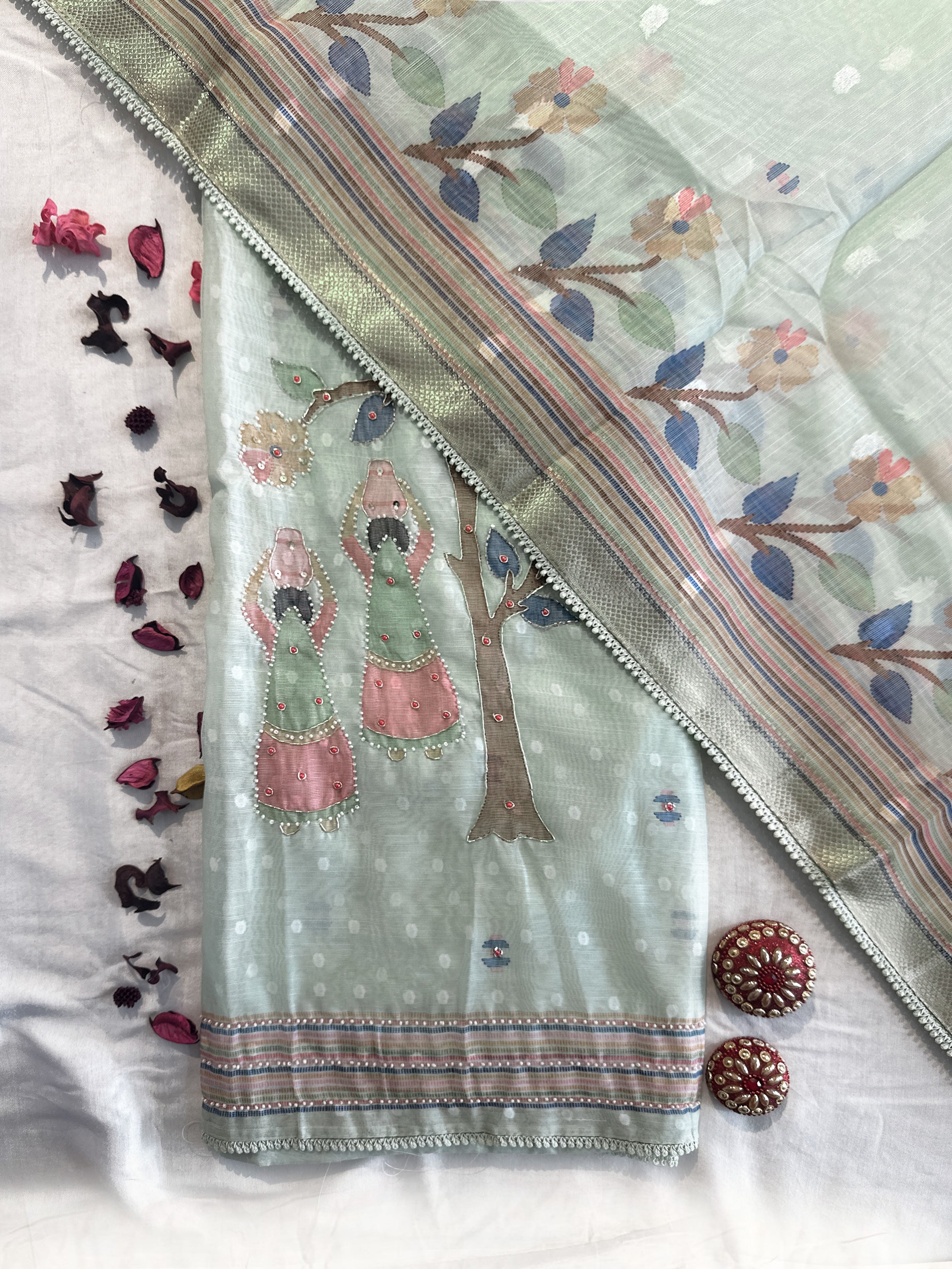 Kota Doria Unstitched Suit Set 2 Colors