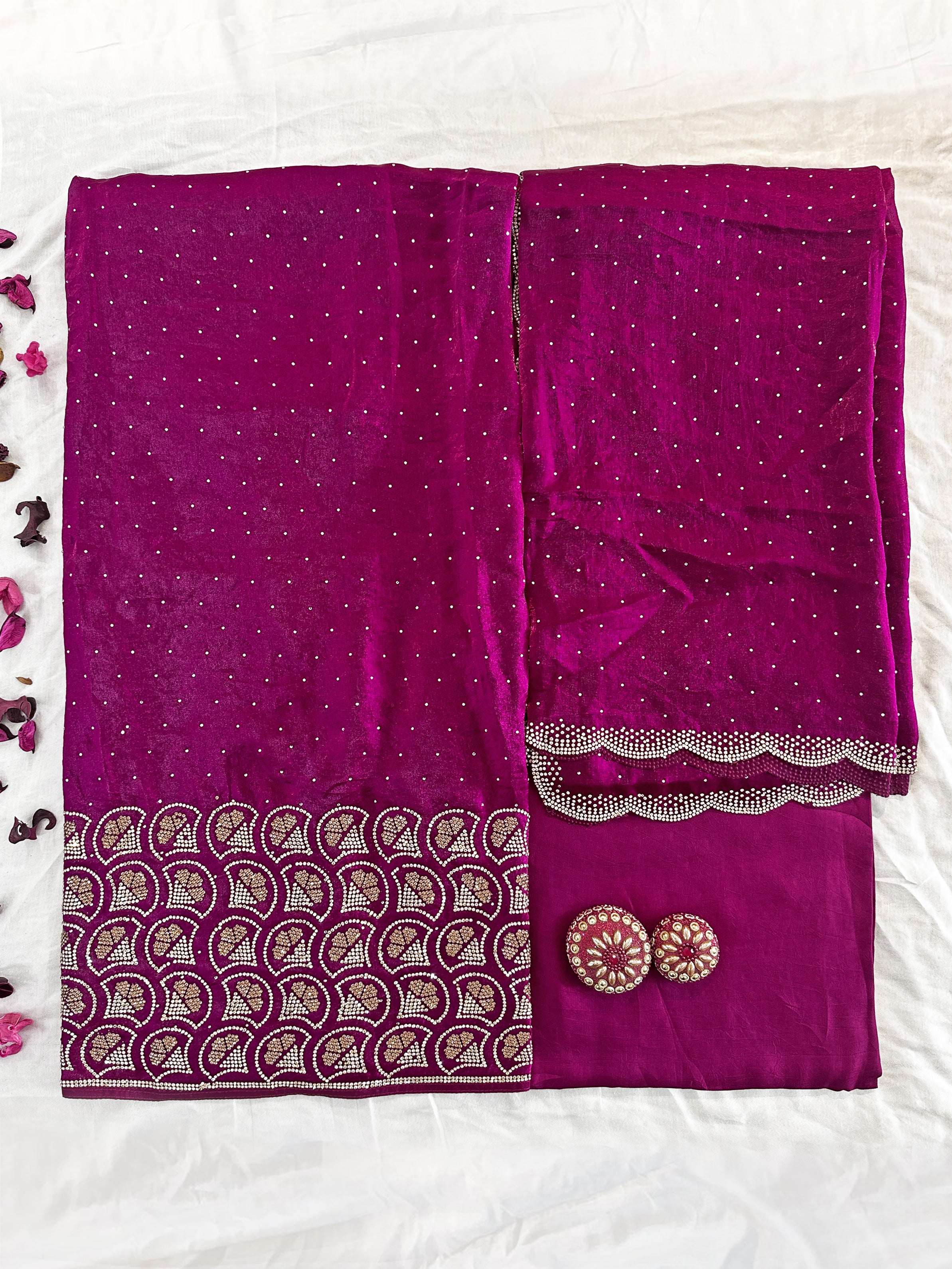 Jimmy Choo Fendy Fabric 2 Colors Unstitched Suit Set