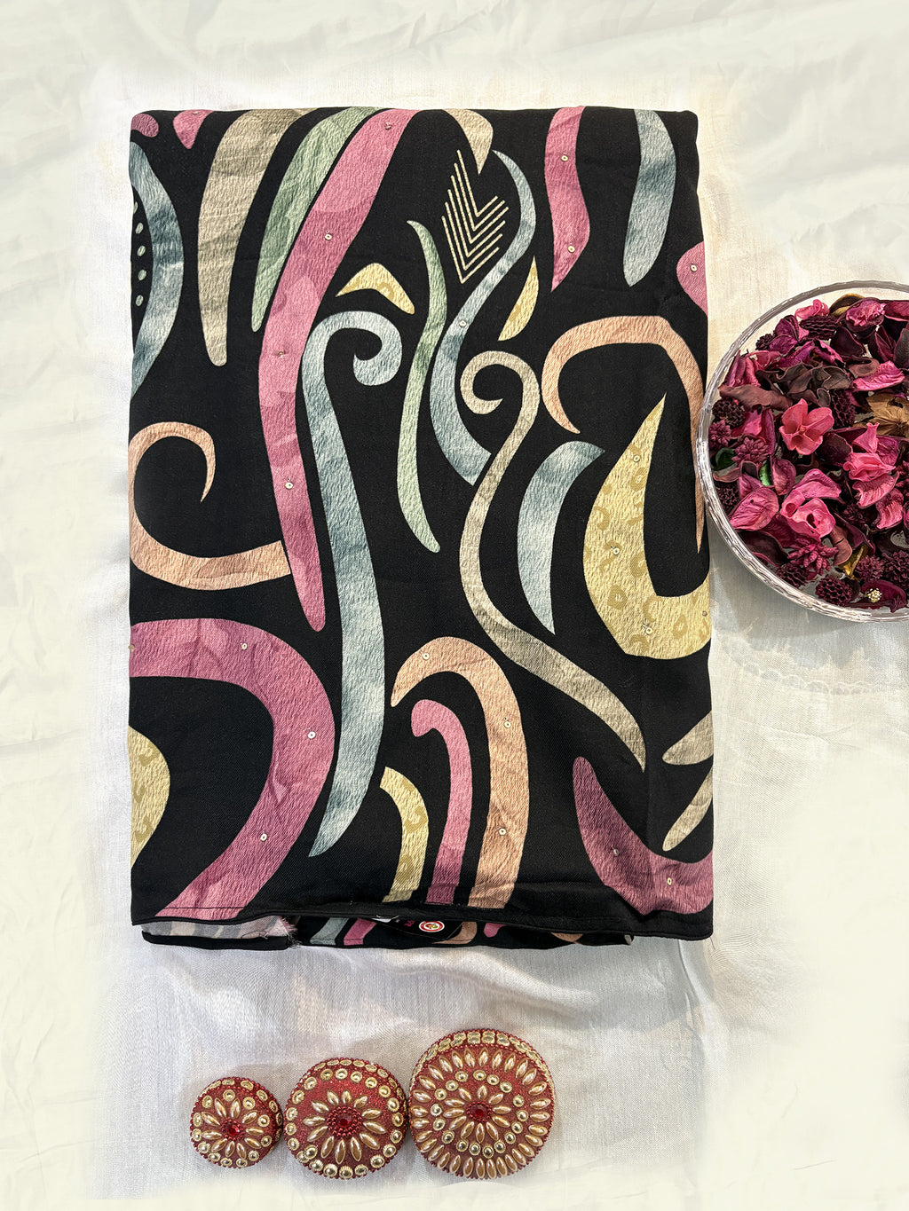 Pashmina Fabric 2 colors Unstitched Suit Set