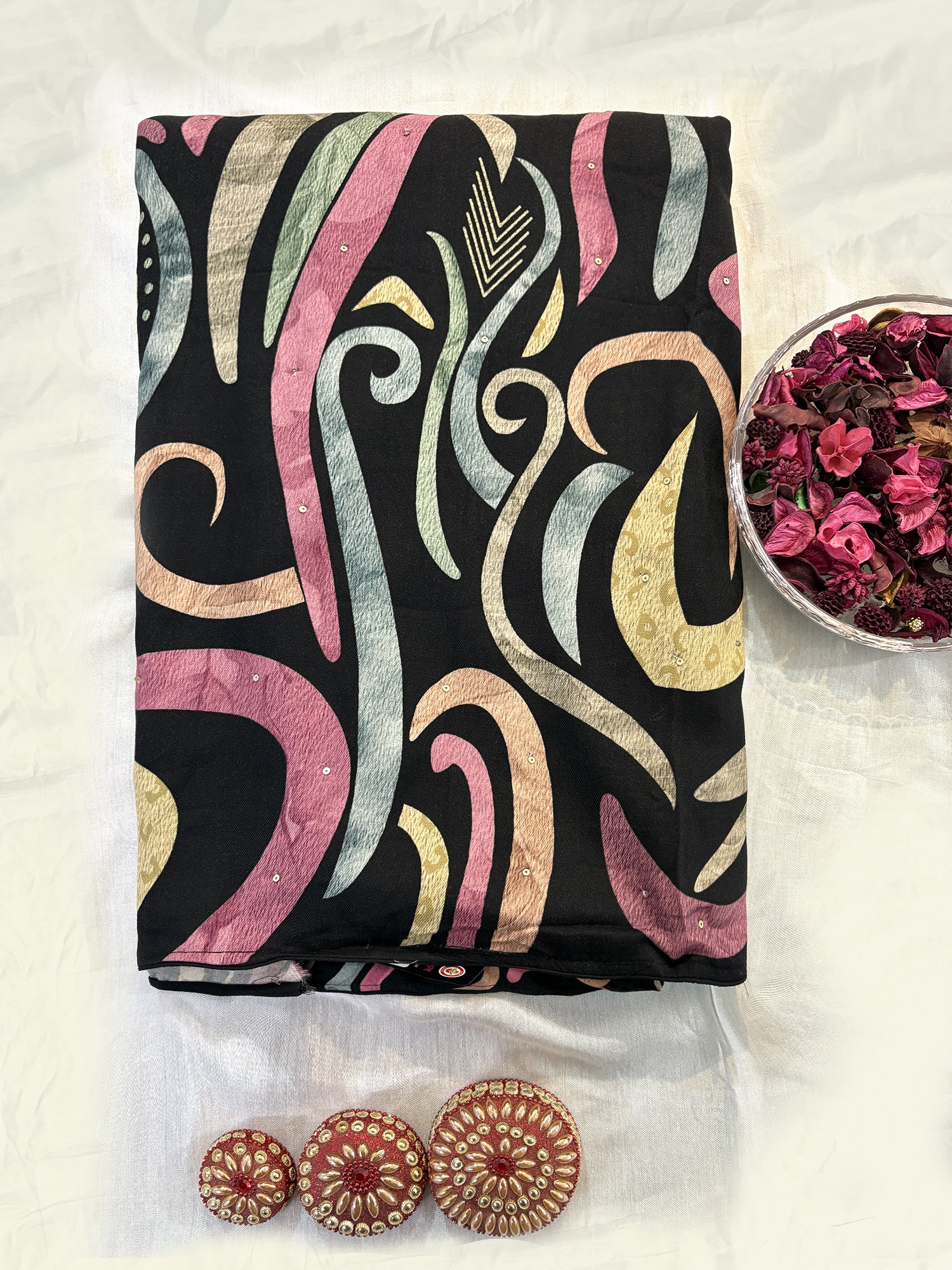 Pashmina Fabric 2 colors Unstitched Suit Set