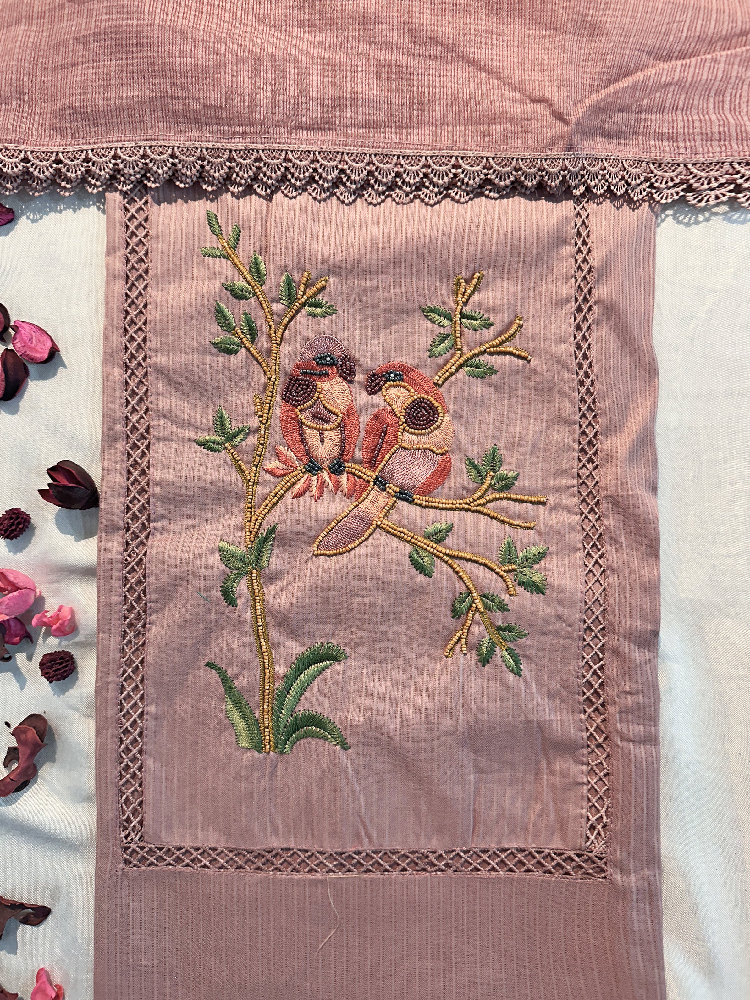 Cotton Fabric Unstitched Suit Set 3 colors