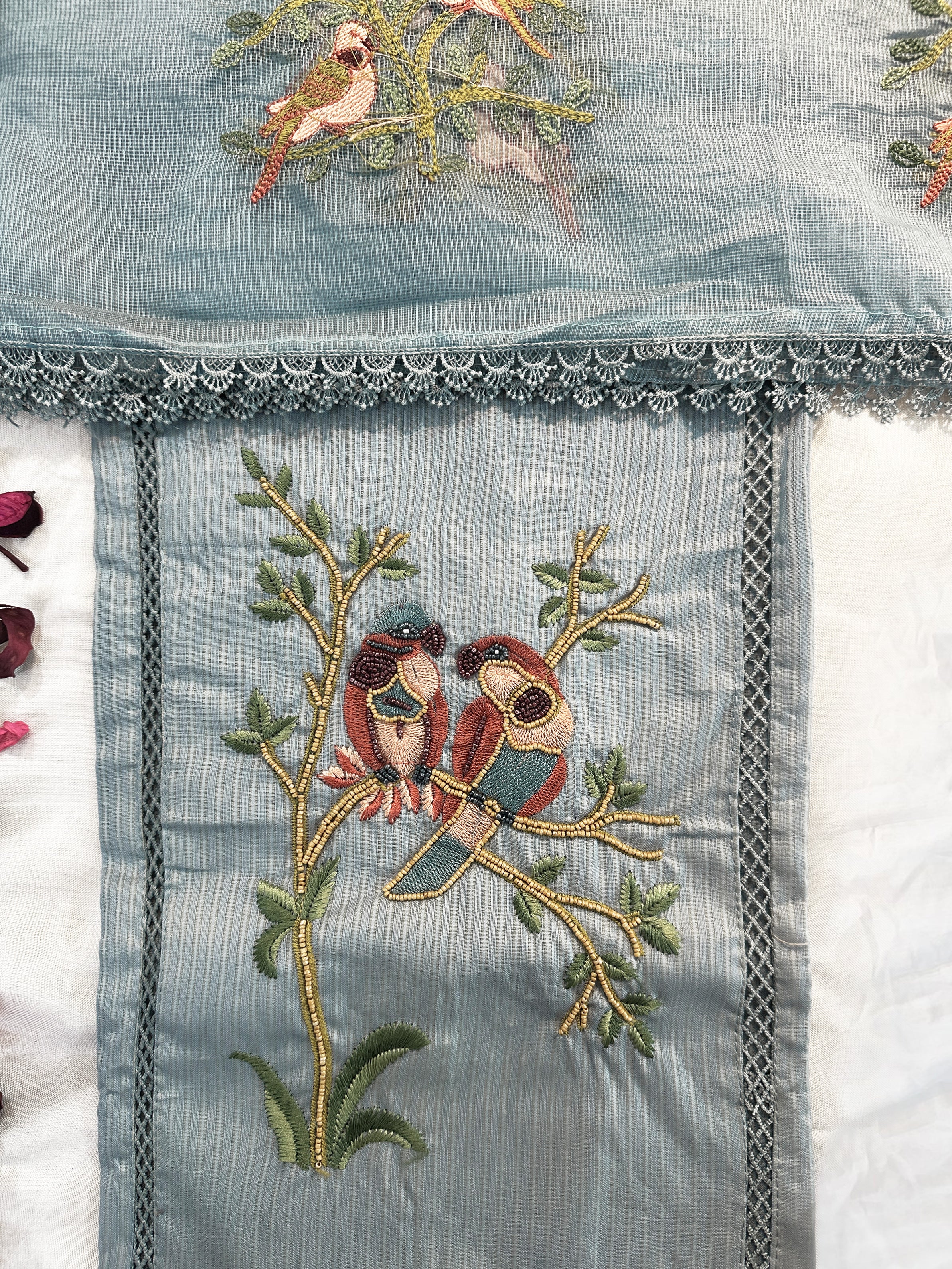Cotton Fabric Unstitched Suit Set 3 colors
