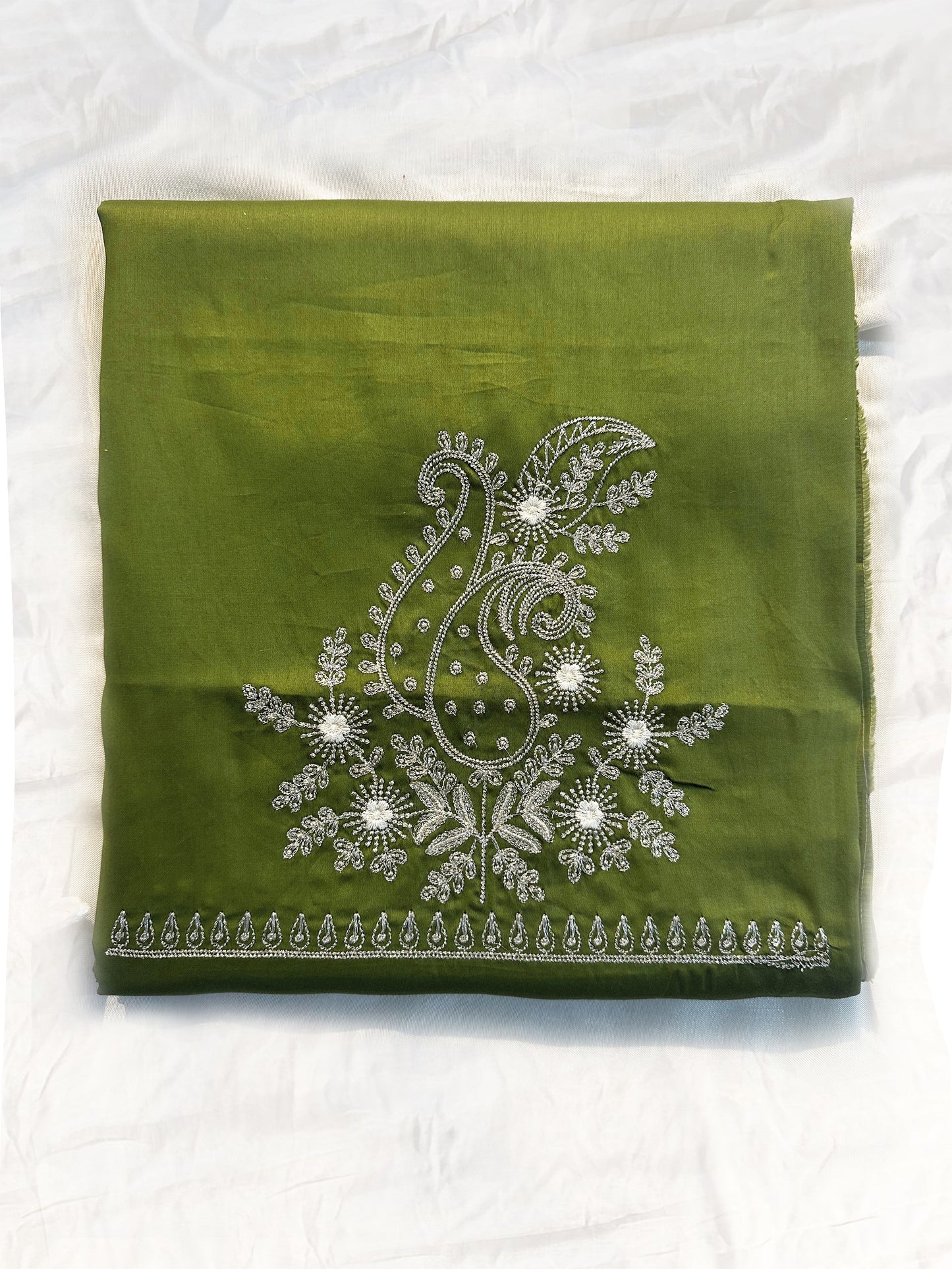 Jam Cotton Matching Unstitched Suit Pink and Parrot green