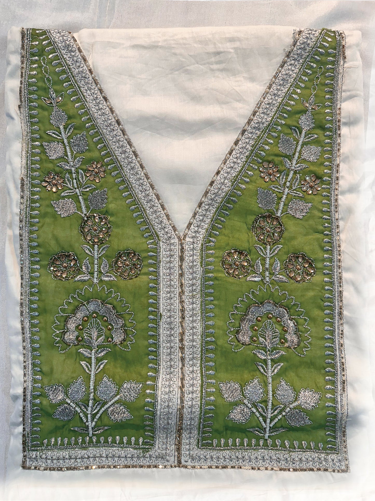 Jam Cotton Matching Unstitched Suit Pink and Parrot green