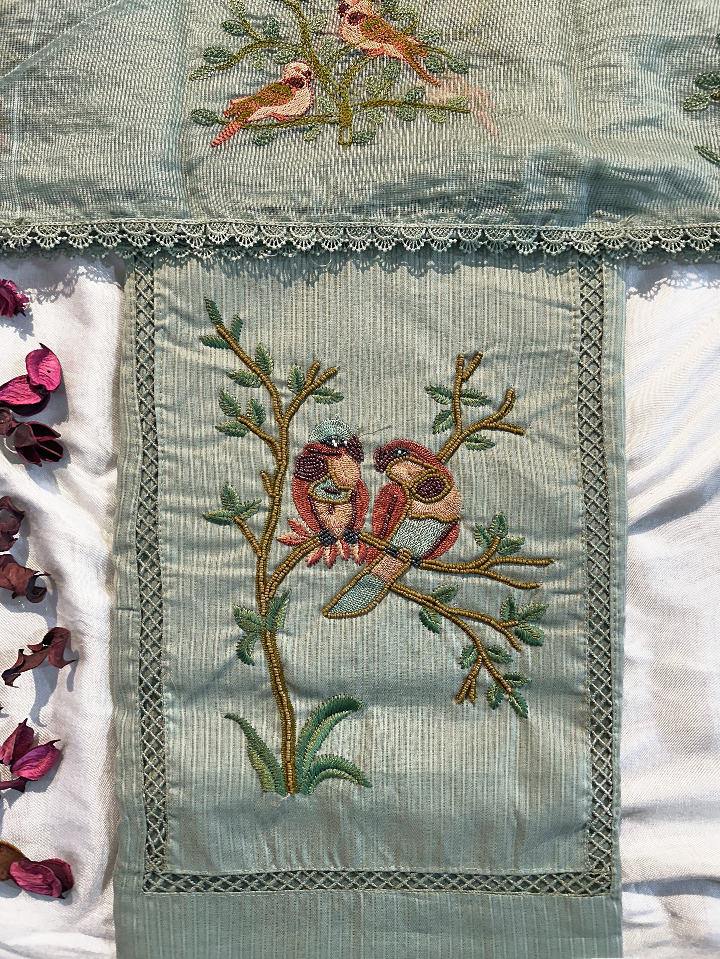 Cotton Fabric Unstitched Suit Set 3 colors