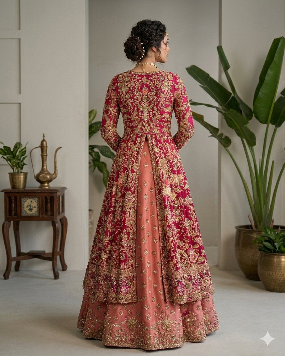 Red 2 Lehnga no front image