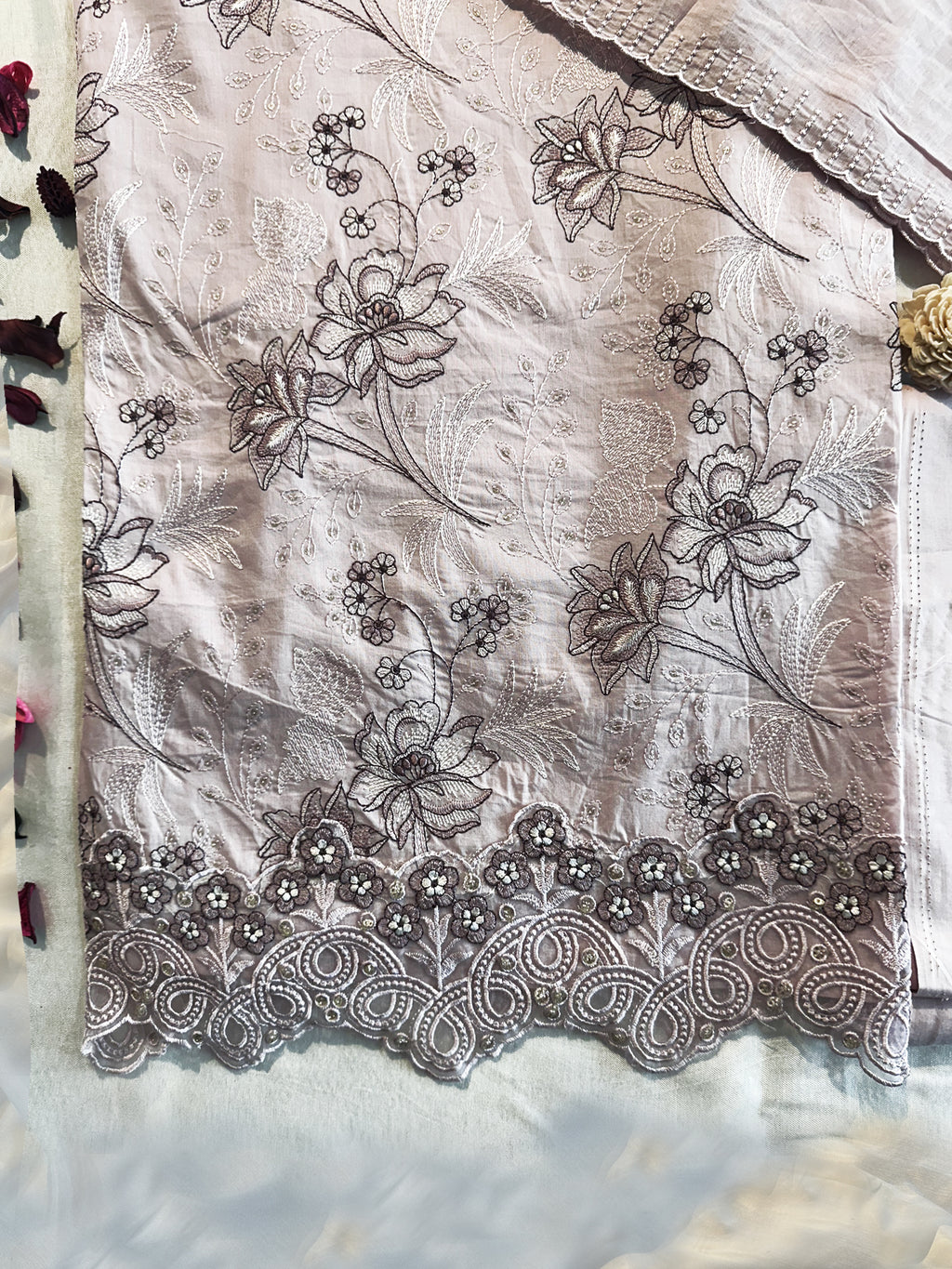 Cotton Fabric Unstitched Suit Set various colors