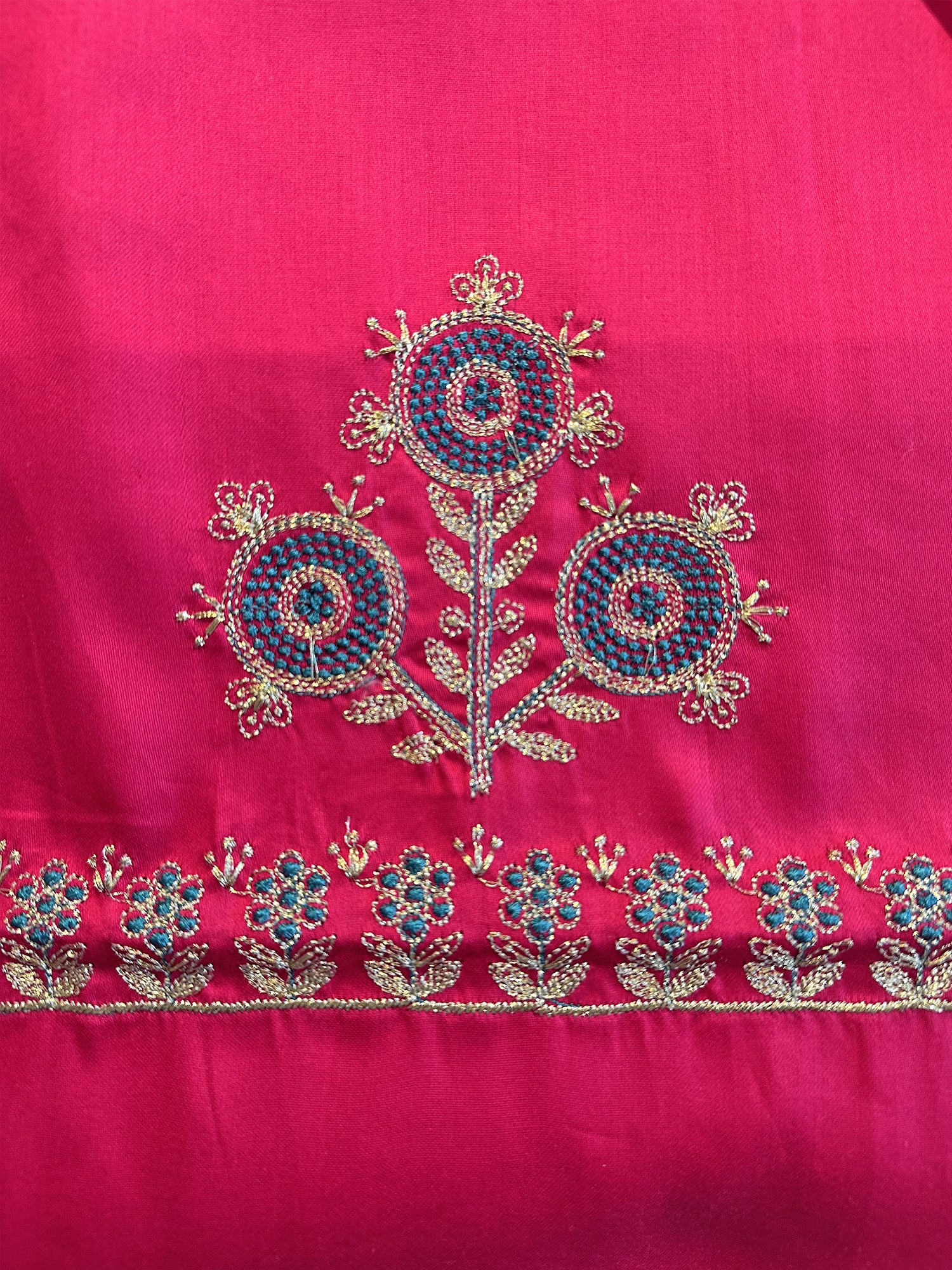 Jam Cotton Matching Unstitched Suit (Orange and Magenta sets)